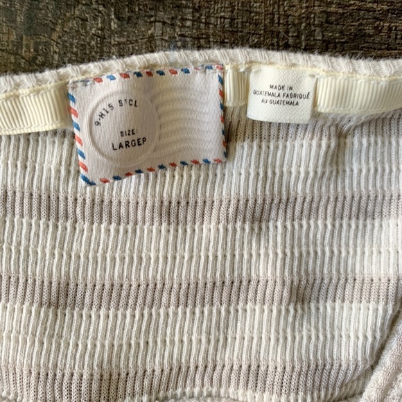 Anthropologie Postage Stamp Striped high low dress - Picture 2 of 8